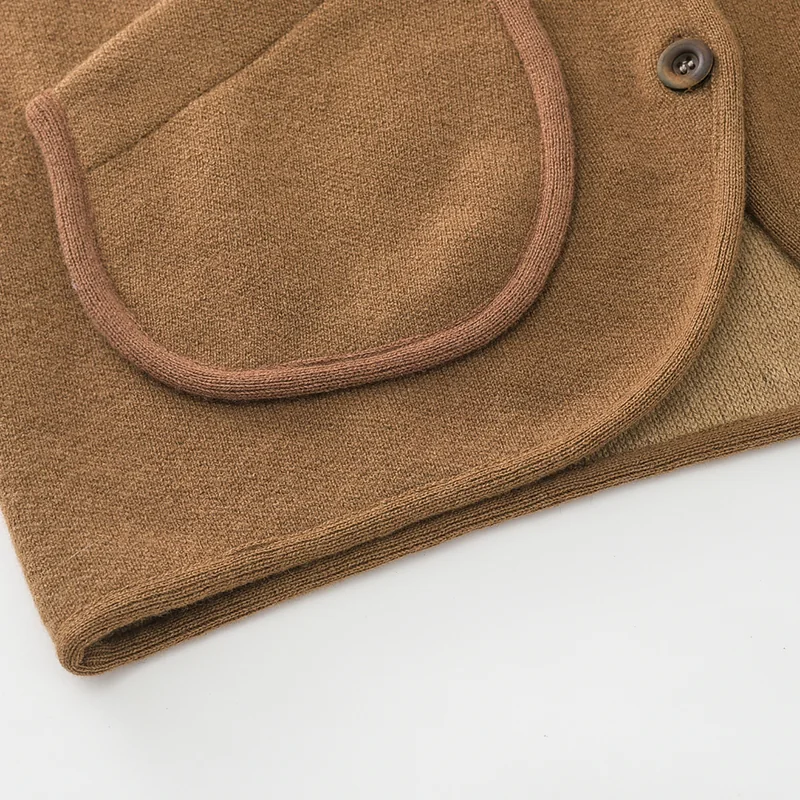 100% Cashmere, Cashmere mock-neck pullover with relaxed fit, 14–15.5µm, Cashmere Garment