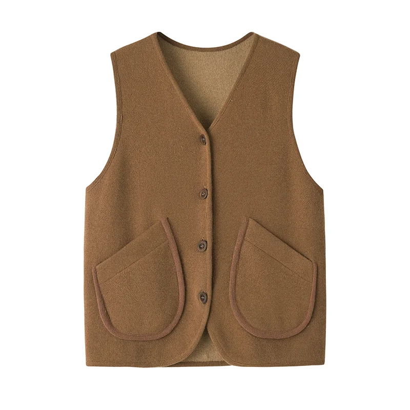 100% Cashmere, Cashmere mock-neck pullover with relaxed fit, 14–15.5µm, Cashmere Garment — detail view 2