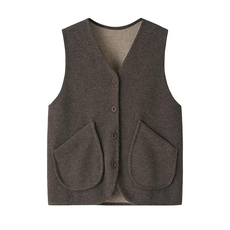 100% Cashmere, Cashmere mock-neck pullover with relaxed fit, 14–15.5µm, Cashmere Garment — detail view 3