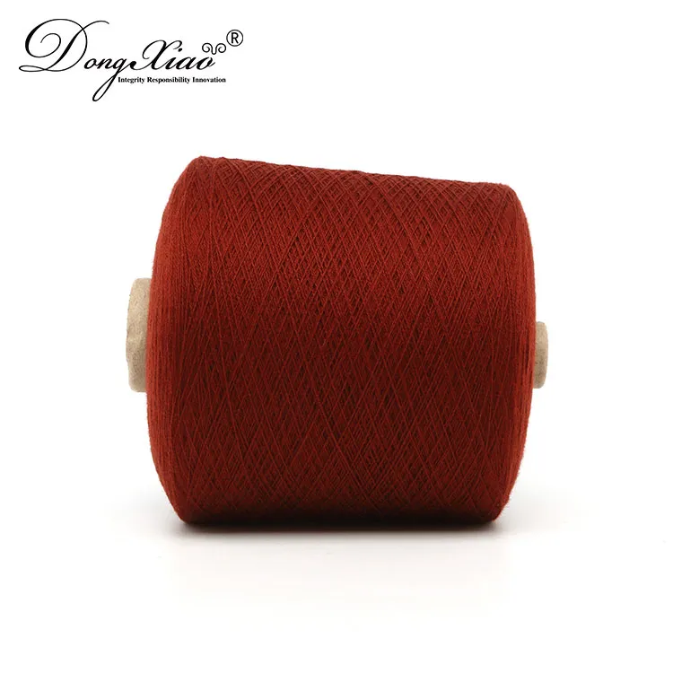 50% Cashmere 50% Yak, 暗红/酒红 2/16NM Cashmere Yak Yarn, 14–15.5µm