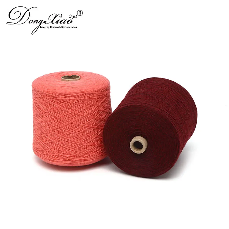 正红/中国红 2/60NM Cashmere Wool Yarn — Cashmere Yarn & Fiber, 30% Cashmere 70% Wool