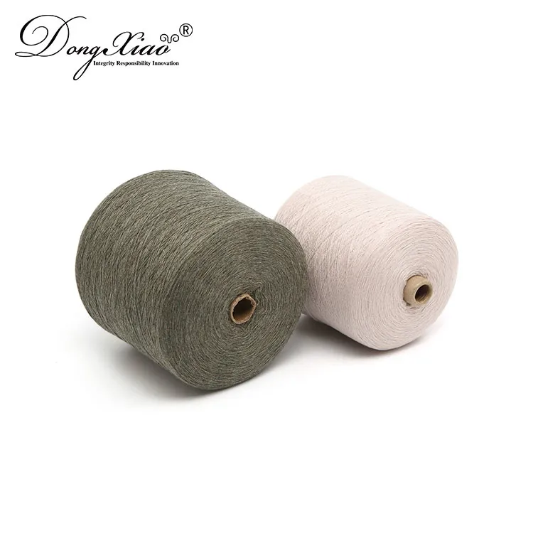 中灰 2/80NM Cashmere Taiji Yarn — Cashmere Yarn & Fiber, 10% Cashmere 40% Wool 50% Taiji Stone Fiber