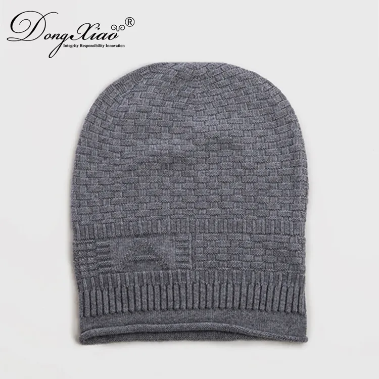 Classic Fold-up Beanie · 100% Cashmere · Unisex Knit Cap, 14–15.5µm, Winter Warmth / Outerwear — detail view 4