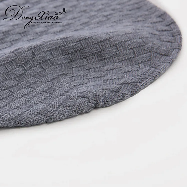 Classic Fold-up Beanie · 100% Cashmere · Unisex Knit Cap, 14–15.5µm, Winter Warmth / Outerwear — detail view 5