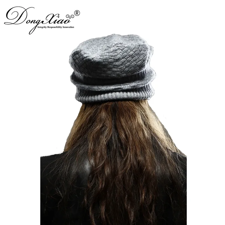 Classic Fold-up Beanie · 100% Cashmere · Unisex Knit Cap, 14–15.5µm, Winter Warmth / Outerwear — detail view 10
