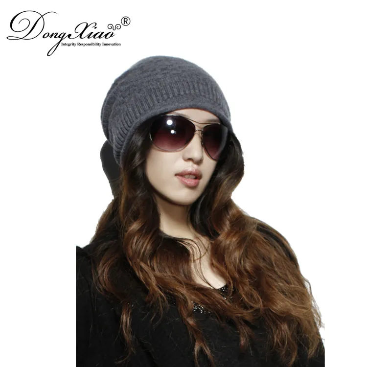 Classic Fold-up Beanie · 100% Cashmere · Unisex Knit Cap, 14–15.5µm, Winter Warmth / Outerwear — detail view 12