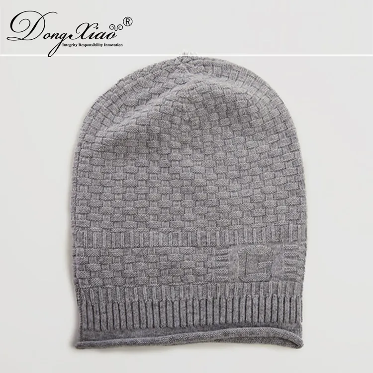 Classic Fold-up Beanie · 100% Cashmere · Unisex Knit Cap, 14–15.5µm, Winter Warmth / Outerwear — detail view 30