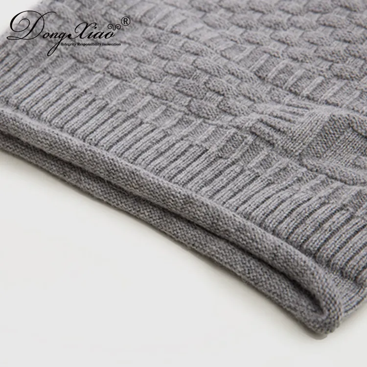 Classic Fold-up Beanie · 100% Cashmere · Unisex Knit Cap, 14–15.5µm, Winter Warmth / Outerwear — detail view 32