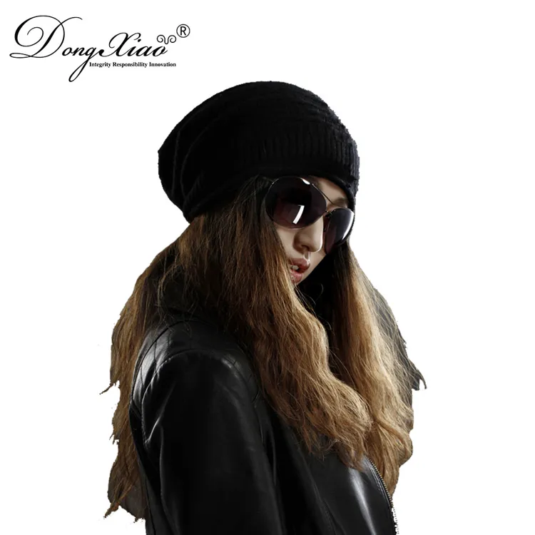 Classic Fold-up Beanie · 100% Cashmere · Unisex Knit Cap, 14–15.5µm, Winter Warmth / Outerwear — detail view 35