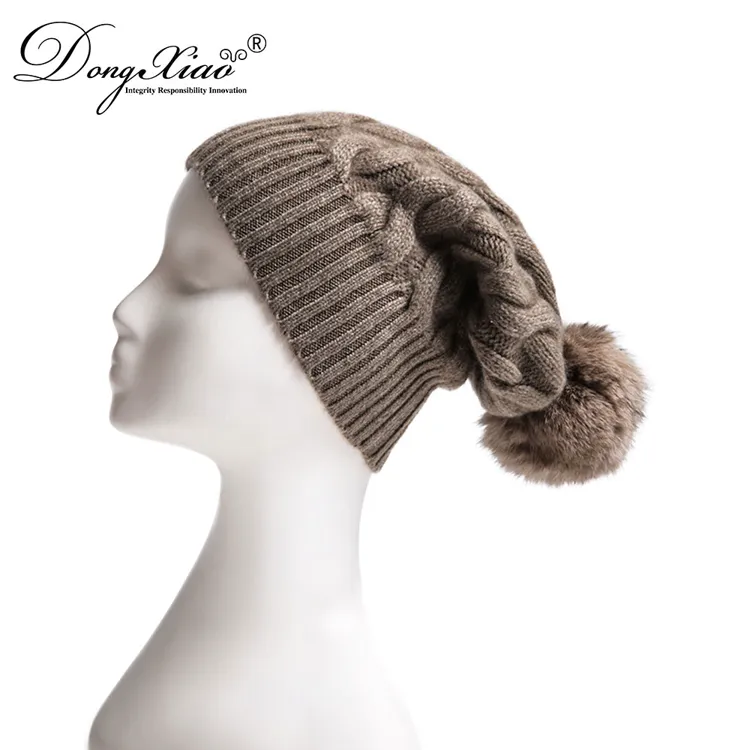 Wholesale Ribbed Knit Hat · 100% Cashmere · Unisex Knit Cap