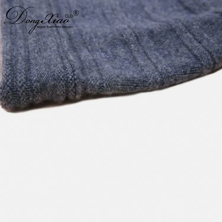Ribbed Knit Hat · 100% Cashmere · Unisex Knit Cap, 14–15.5µm, Winter Warmth / Outerwear — detail view 4