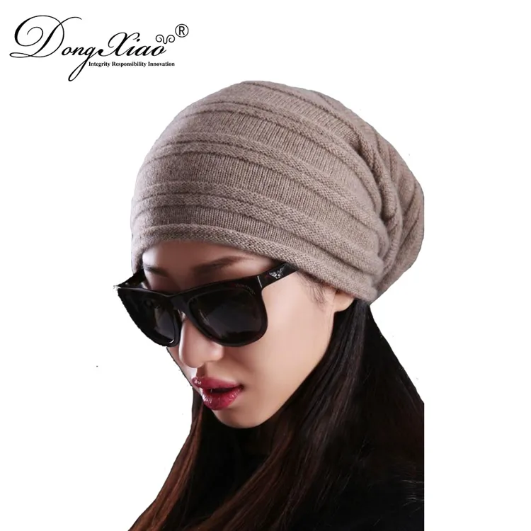 Ribbed Knit Hat · 100% Cashmere · Unisex Knit Cap, 14–15.5µm, Winter Warmth / Outerwear — detail view 6