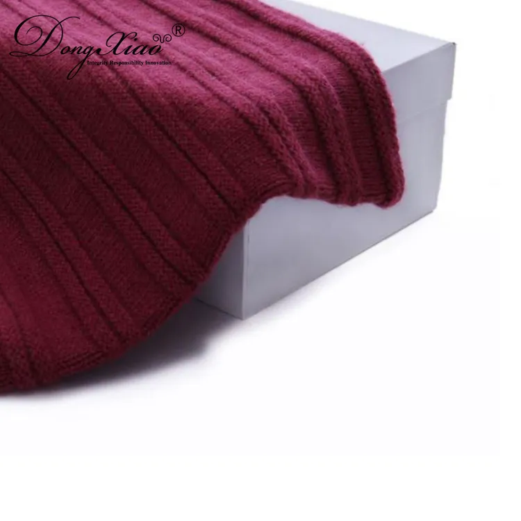 Ribbed Knit Hat · 100% Cashmere · Unisex Knit Cap, 14–15.5µm, Winter Warmth / Outerwear — detail view 12