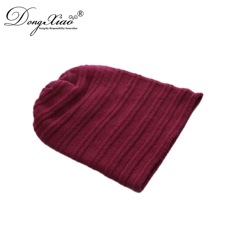 Ribbed Knit Hat · 100% Cashmere · Unisex Knit Cap, 14–15.5µm, Winter Warmth / Outerwear — detail view 13