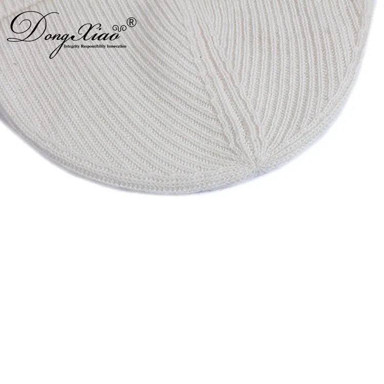Classic Fold-up Beanie · 100% Cashmere · Unisex Knit Cap, 14–15.5µm, Winter Warmth / Outerwear — detail view 2