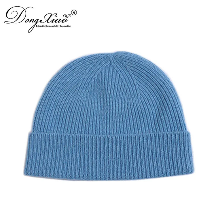 Classic Fold-up Beanie · 100% Cashmere · Unisex Knit Cap, 14–15.5µm, Winter Warmth / Outerwear — detail view 4