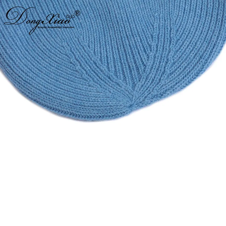 Classic Fold-up Beanie · 100% Cashmere · Unisex Knit Cap, 14–15.5µm, Winter Warmth / Outerwear — detail view 5