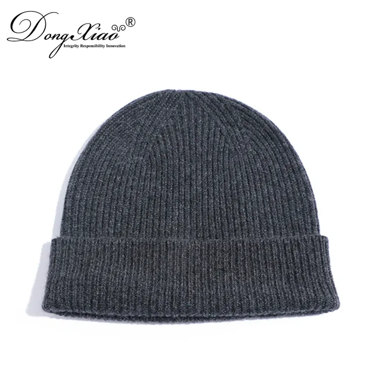 Classic Fold-up Beanie · 100% Cashmere · Unisex Knit Cap, 14–15.5µm, Winter Warmth / Outerwear — detail view 19