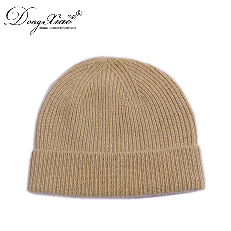 Classic Fold-up Beanie · 100% Cashmere · Unisex Knit Cap, 14–15.5µm, Winter Warmth / Outerwear — detail view 29