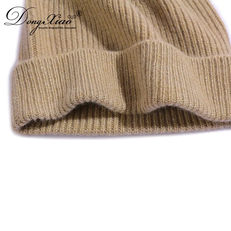 Classic Fold-up Beanie · 100% Cashmere · Unisex Knit Cap, 14–15.5µm, Winter Warmth / Outerwear — detail view 31