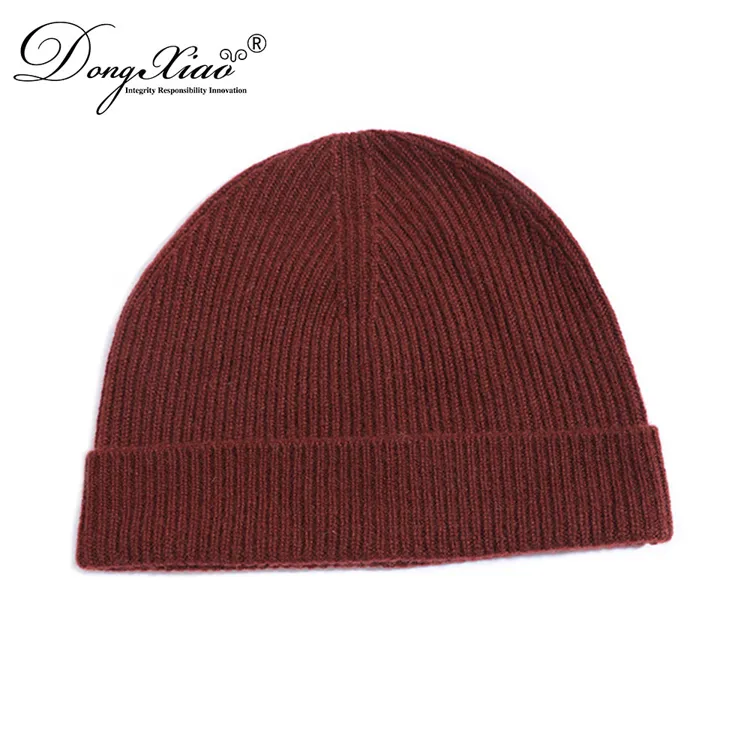 Classic Fold-up Beanie · 100% Cashmere · Unisex Knit Cap, 14–15.5µm, Winter Warmth / Outerwear — detail view 32