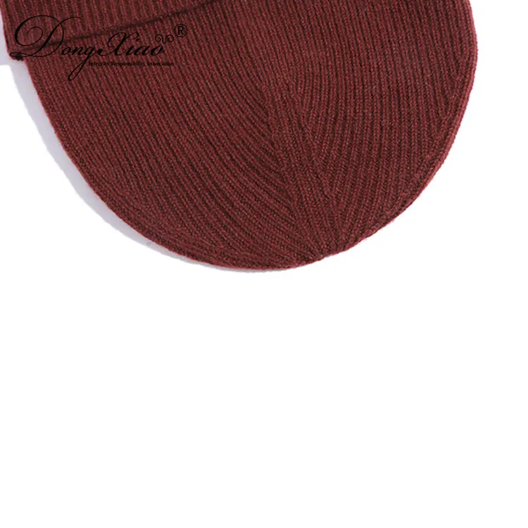 Classic Fold-up Beanie · 100% Cashmere · Unisex Knit Cap, 14–15.5µm, Winter Warmth / Outerwear — detail view 33
