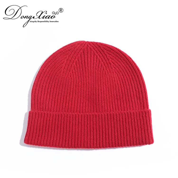 Classic Fold-up Beanie · 100% Cashmere · Unisex Knit Cap, 14–15.5µm, Winter Warmth / Outerwear — detail view 37