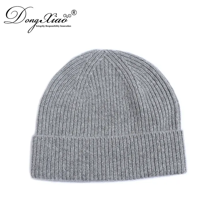 Classic Fold-up Beanie · 100% Cashmere · Unisex Knit Cap, 14–15.5µm, Winter Warmth / Outerwear — detail view 40