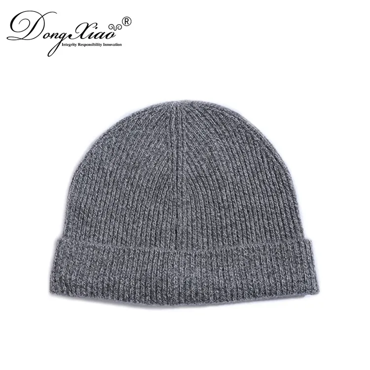 Classic Fold-up Beanie · 100% Cashmere · Unisex Knit Cap, 14–15.5µm, Winter Warmth / Outerwear — detail view 42
