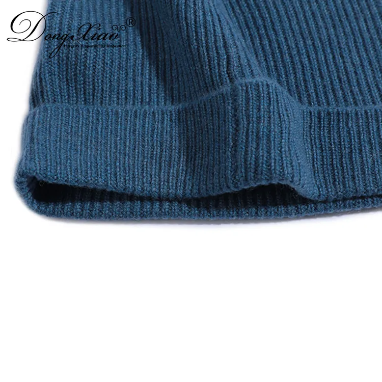 Classic Fold-up Beanie · 100% Cashmere · Unisex Knit Cap, 14–15.5µm, Winter Warmth / Outerwear — detail view 48