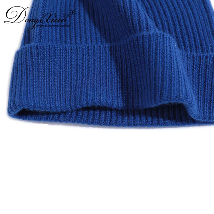 Classic Fold-up Beanie · 100% Cashmere · Unisex Knit Cap, 14–15.5µm, Winter Warmth / Outerwear — detail view 50