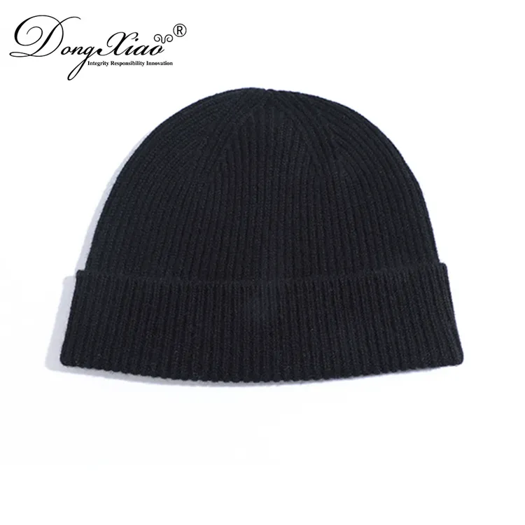 Classic Fold-up Beanie · 100% Cashmere · Unisex Knit Cap, 14–15.5µm, Winter Warmth / Outerwear — detail view 53