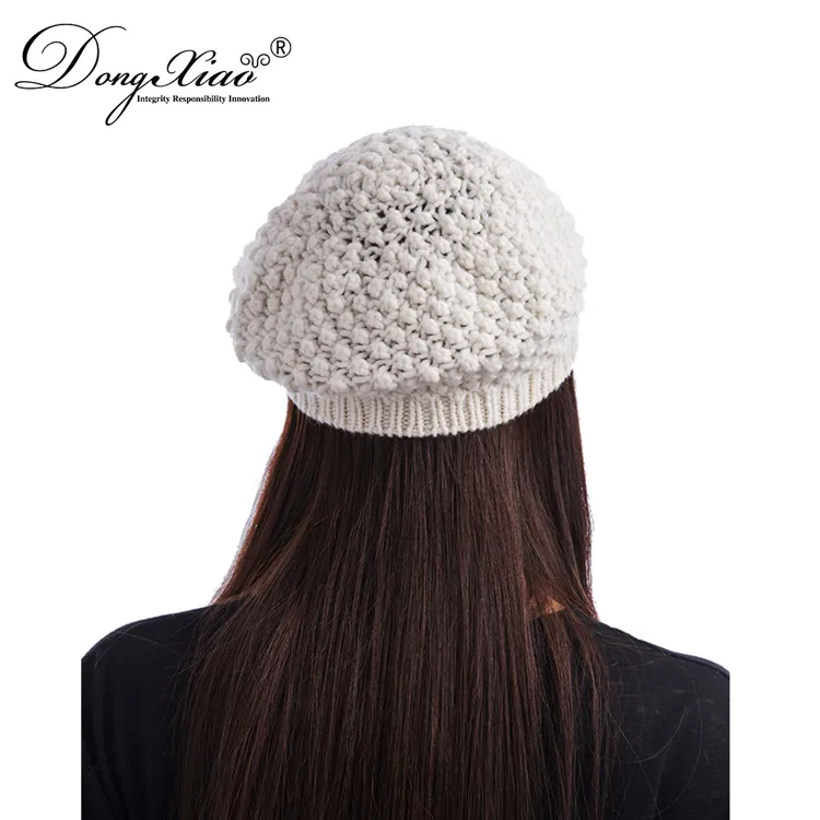 Ribbed Knit Hat · 100% Cashmere · Unisex Knit Cap, 14–15.5µm, Winter Warmth / Outerwear — detail view 2