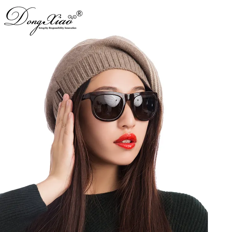 Classic Knit Hat · 100% Cashmere · Unisex Knit Cap, 14–15.5µm, Winter Warmth / Outerwear — detail view 3