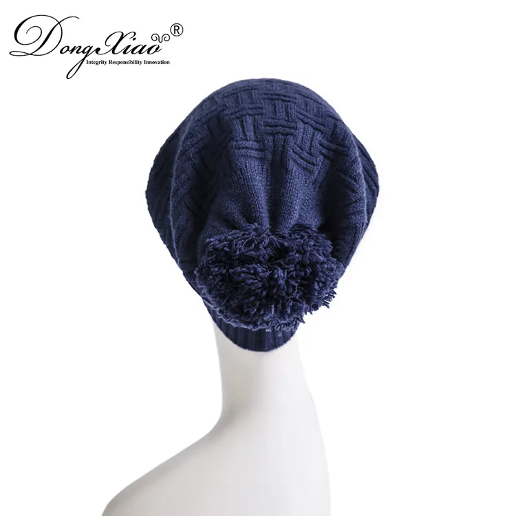 Knit Beanie · 100% Cashmere · Unisex Knit Cap, 14–15.5µm, Winter Warmth / Outerwear — detail view 2