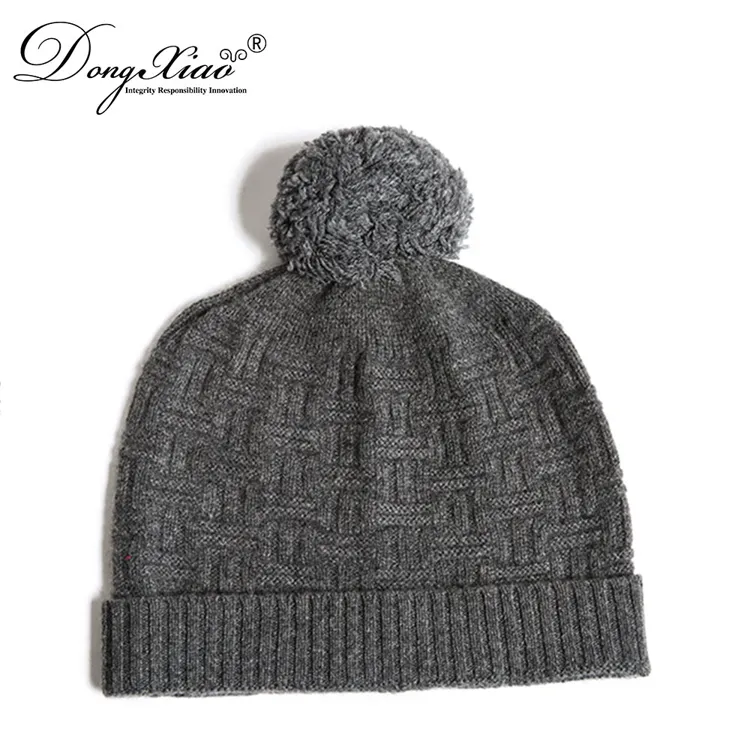 Knit Beanie · 100% Cashmere · Unisex Knit Cap, 14–15.5µm, Winter Warmth / Outerwear — detail view 7