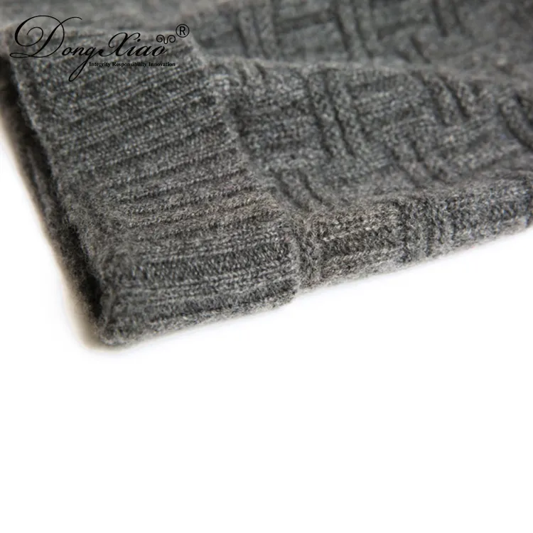 Knit Beanie · 100% Cashmere · Unisex Knit Cap, 14–15.5µm, Winter Warmth / Outerwear — detail view 8