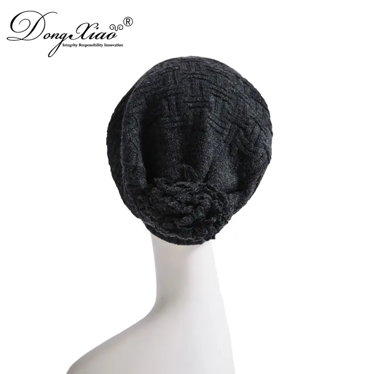 Knit Beanie · 100% Cashmere · Unisex Knit Cap, 14–15.5µm, Winter Warmth / Outerwear — detail view 11