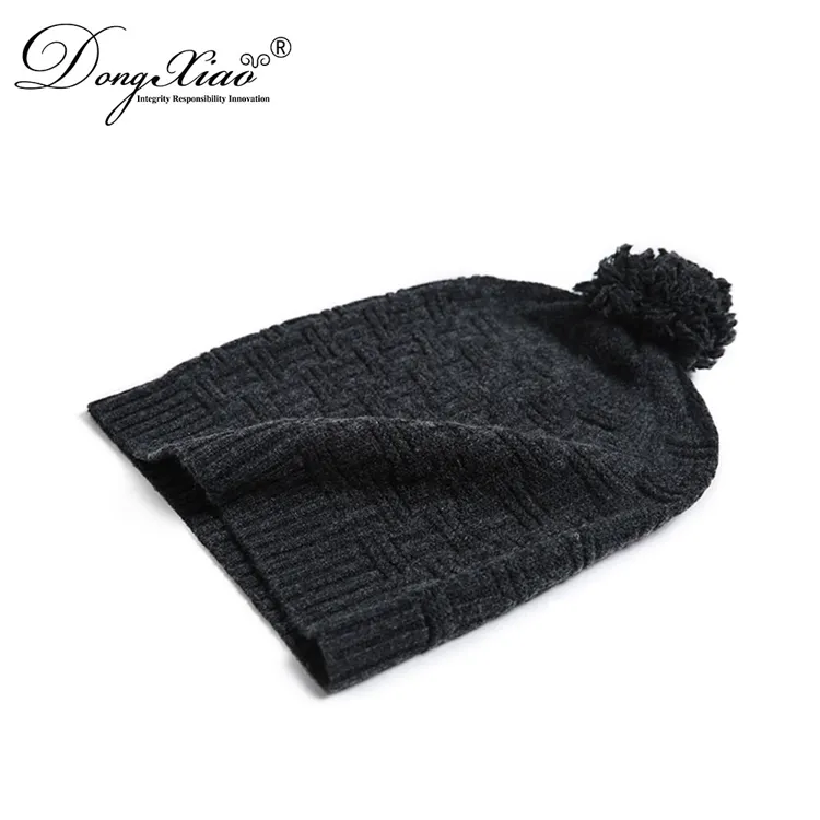 Knit Beanie · 100% Cashmere · Unisex Knit Cap, 14–15.5µm, Winter Warmth / Outerwear — detail view 13
