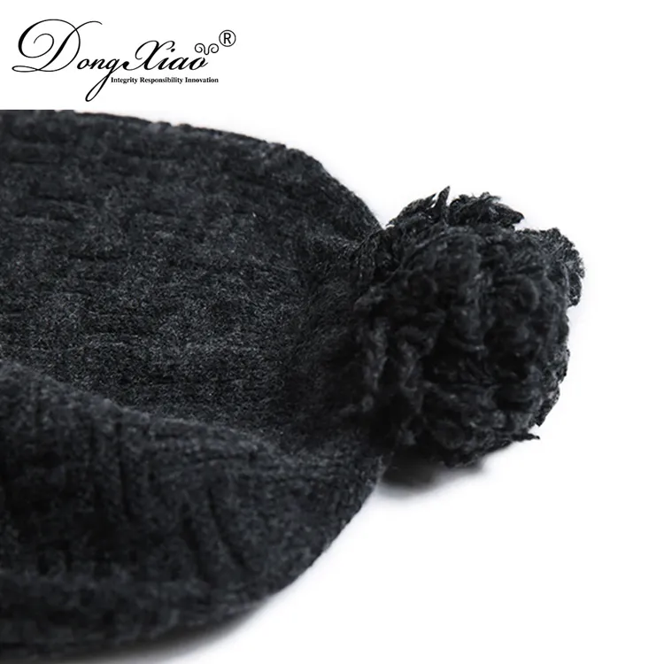 Knit Beanie · 100% Cashmere · Unisex Knit Cap, 14–15.5µm, Winter Warmth / Outerwear — detail view 14